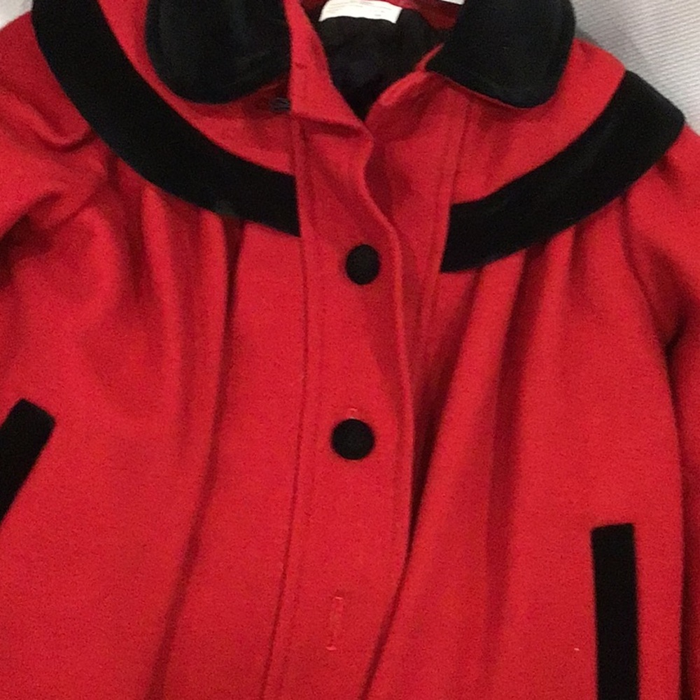 Vintage Classic kids Coat- 80% wool super warm lined classic coat for winter - Picture 4 of 5